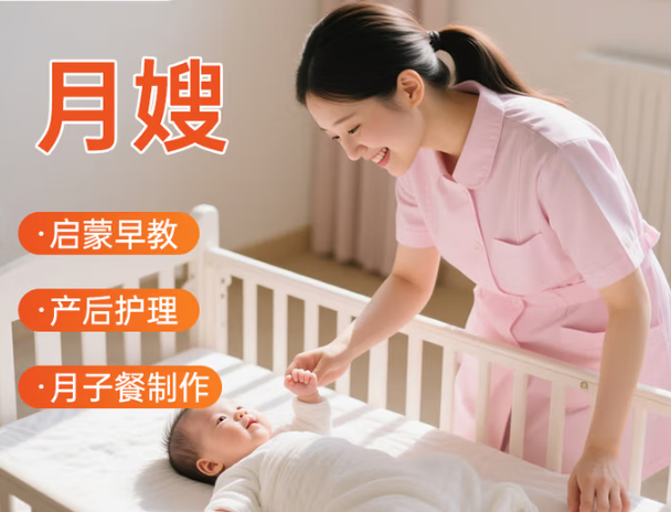 育儿嫂育婴师保姆陪护月嫂服务上门专业照顾小孩宝宝辅食月子餐母